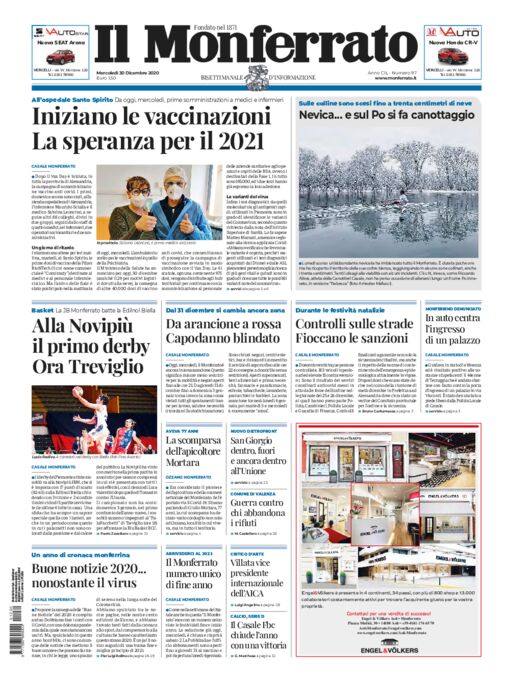 Il Monferrato - Edizione 97 del 30/12/2020